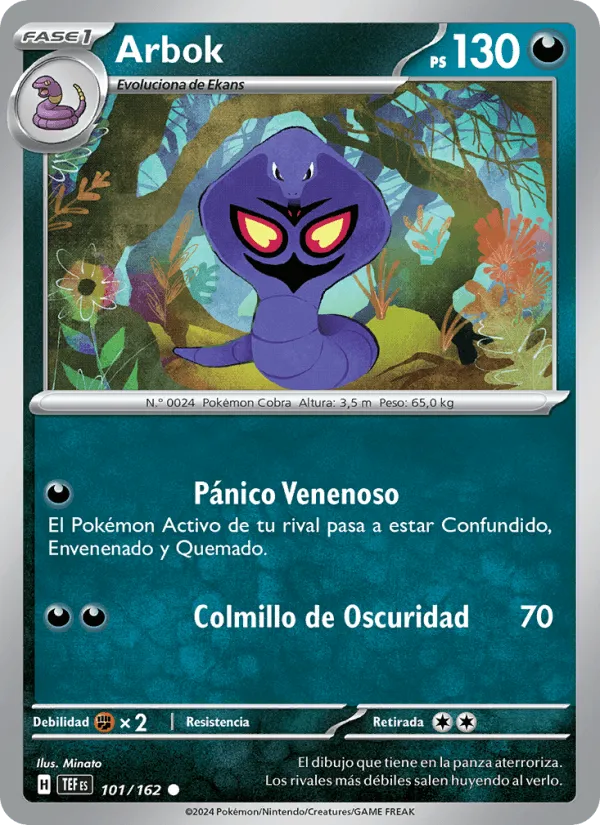 Arbok · Fuerzas Temporales 101/162