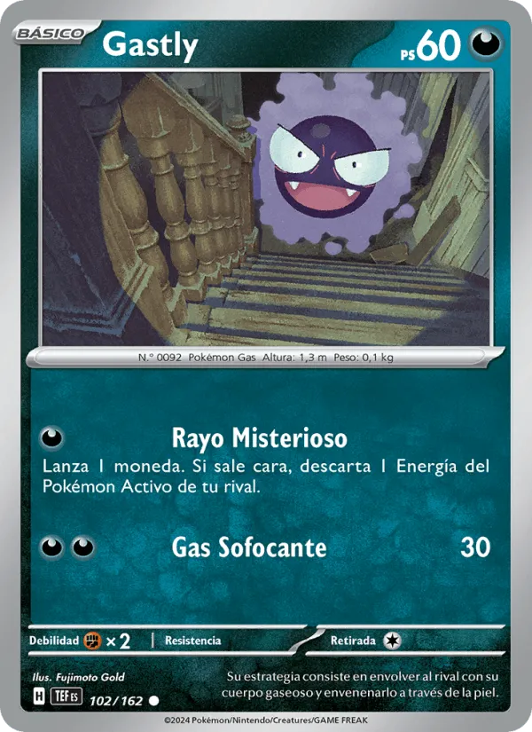 Gastly · Fuerzas Temporales 102/162