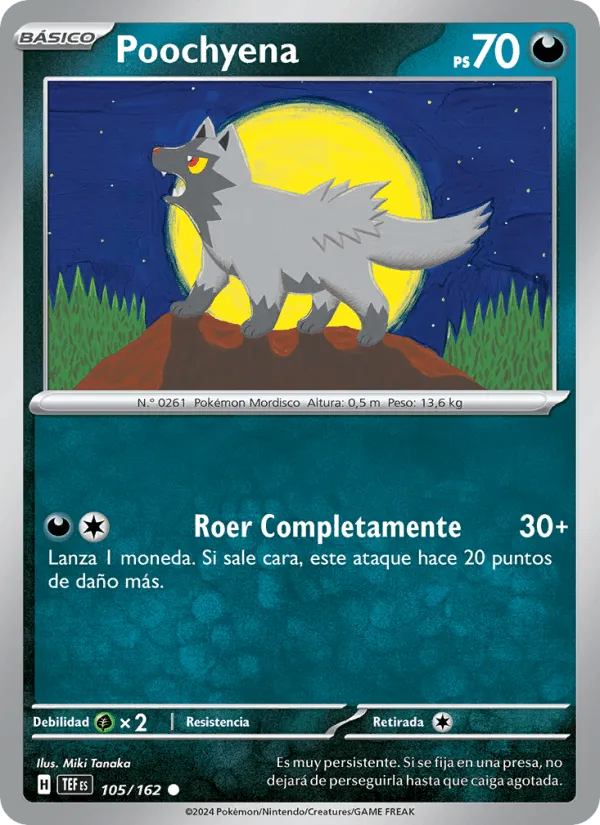 Poochyena · Fuerzas Temporales 105/162