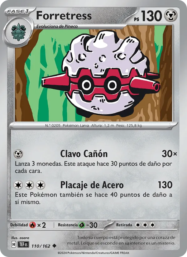 Forretress · Fuerzas Temporales 110/162