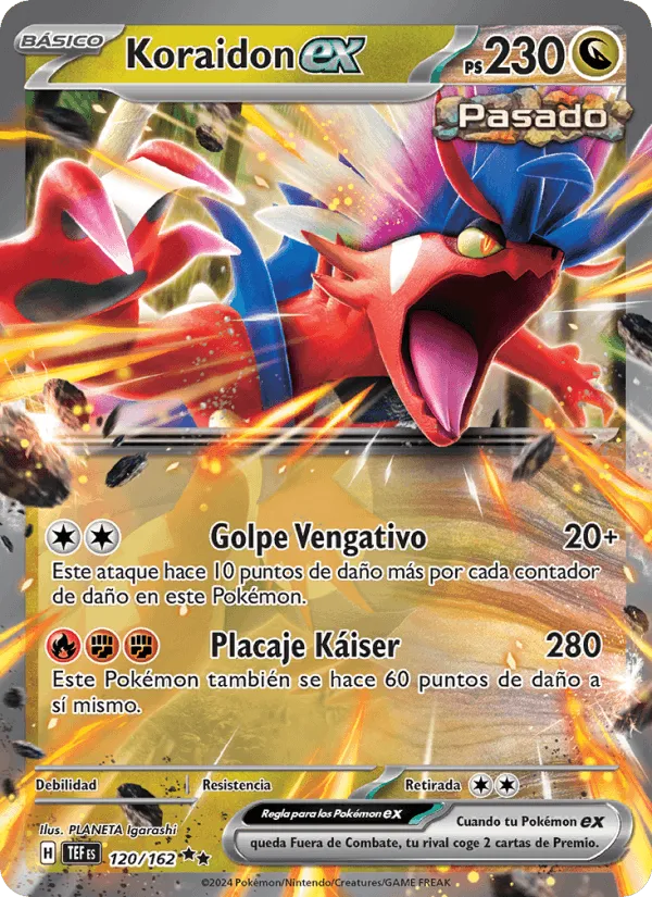 Koraidon ex · Fuerzas Temporales 120/162