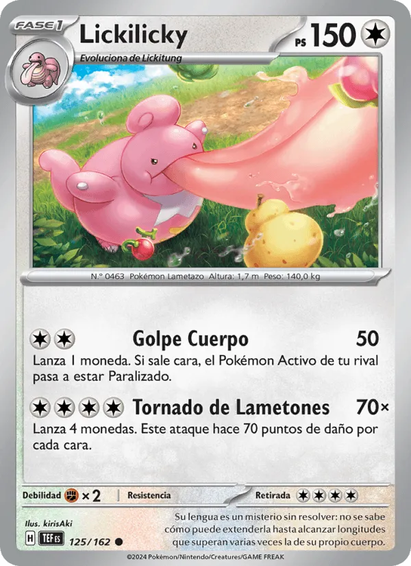 Lickilicky · Fuerzas Temporales 125/162