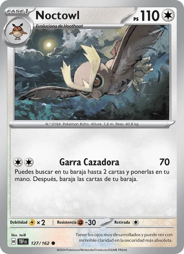 Noctowl · Fuerzas Temporales 127/162