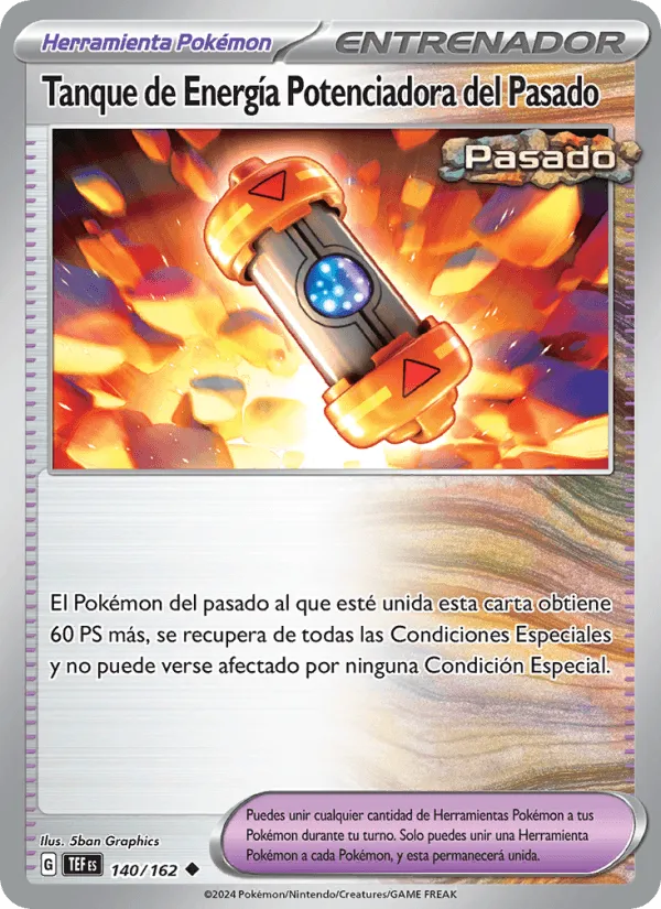 Tanque de Energía Potenciadora del Pasado · Fuerzas Temporales 140/162