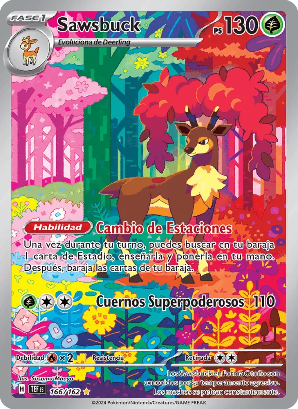 Sawsbuck · Fuerzas Temporales 166/162