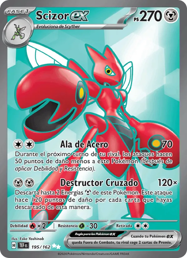 Scizor ex · Fuerzas Temporales 195/162