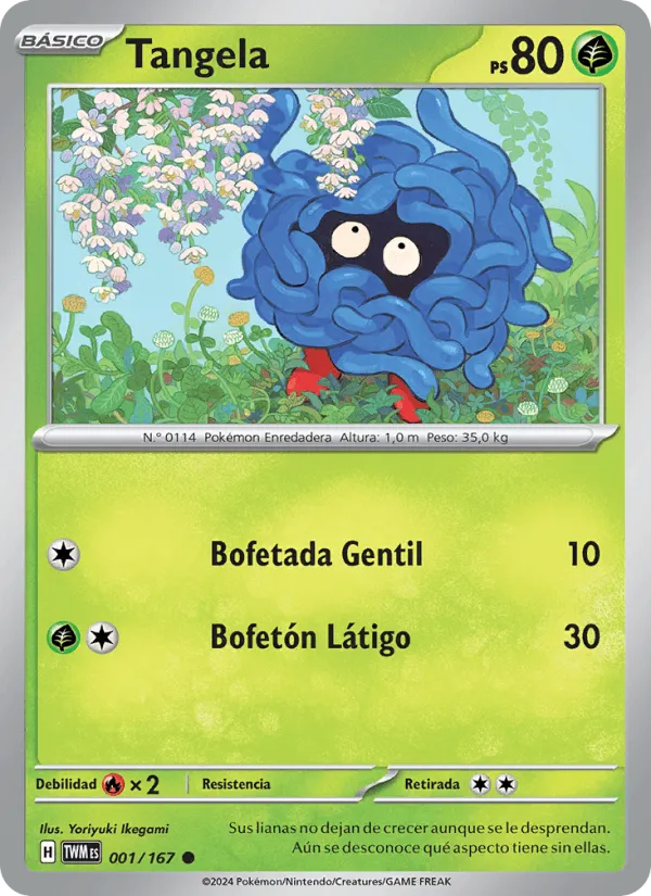 Tangela · Mascarada Crepuscular 001/167