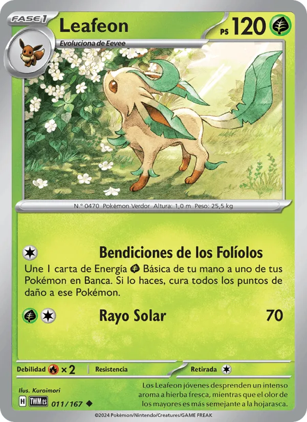 Leafeon · Mascarada Crepuscular 011/167