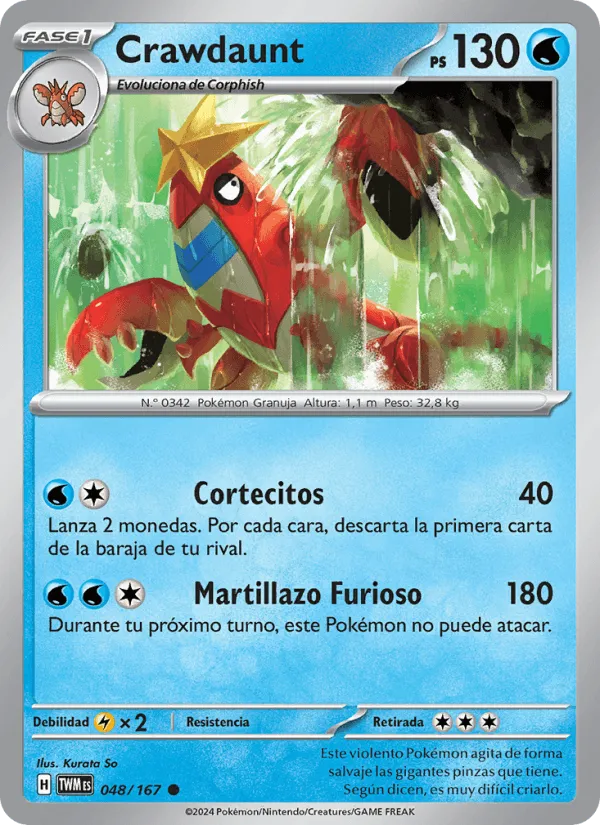 Crawdaunt · Mascarada Crepuscular 048/167