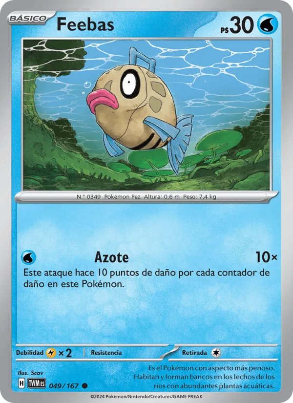 Feebas · Mascarada Crepuscular 049/167