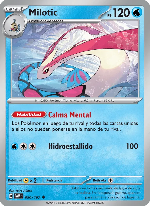 Milotic · Mascarada Crepuscular 050/167
