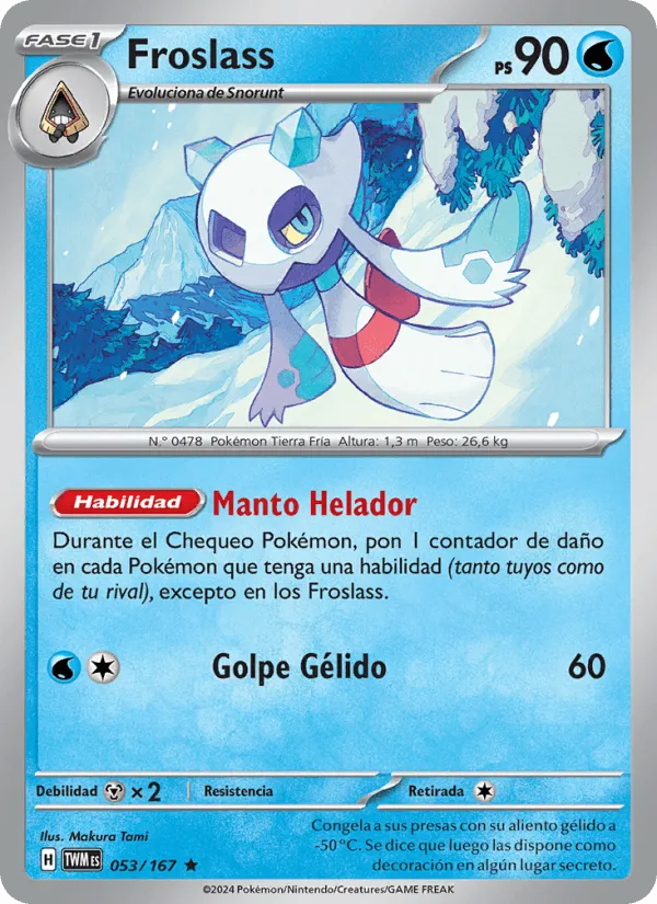 Froslass · Mascarada Crepuscular 053/167