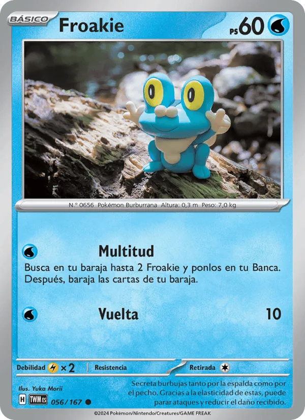Froakie · Mascarada Crepuscular 056/167