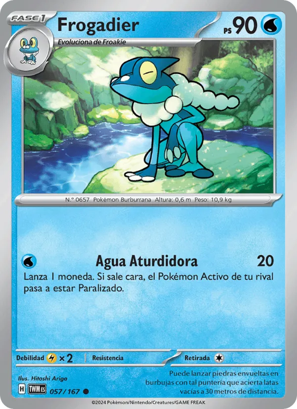 Frogadier · Mascarada Crepuscular 057/167