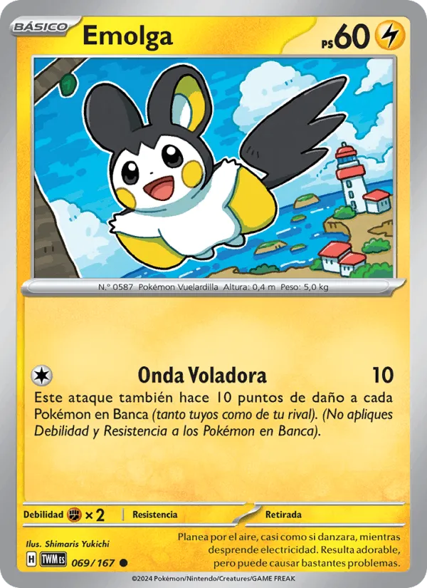 Emolga · Mascarada Crepuscular 069/167