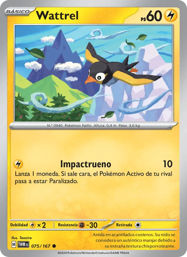 Wattrel · Mascarada Crepuscular 075/167