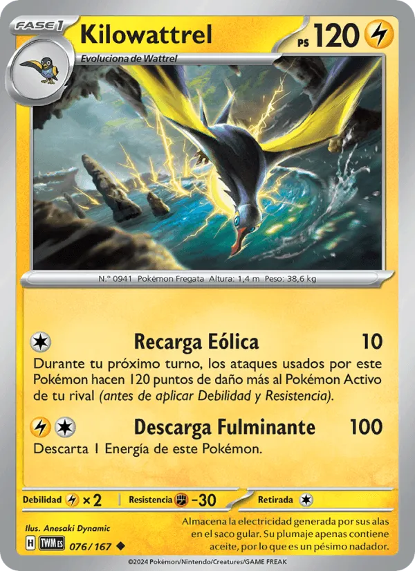 Kilowattrel · Mascarada Crepuscular 076/167