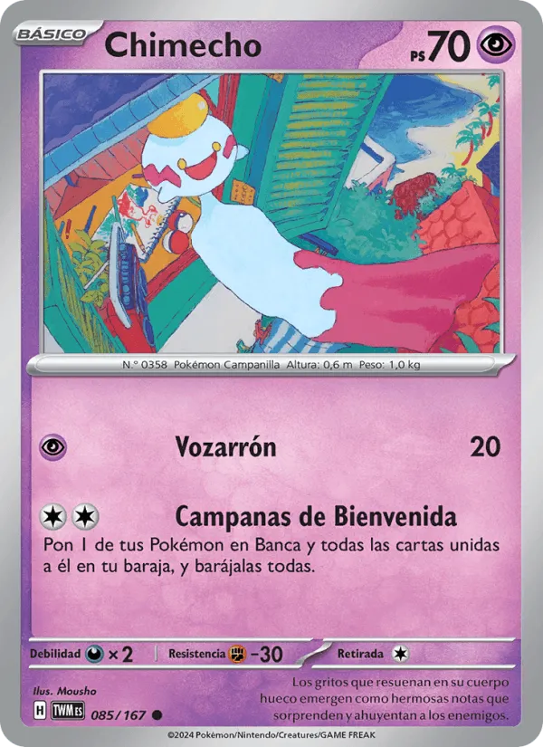 Chimecho · Mascarada Crepuscular 085/167