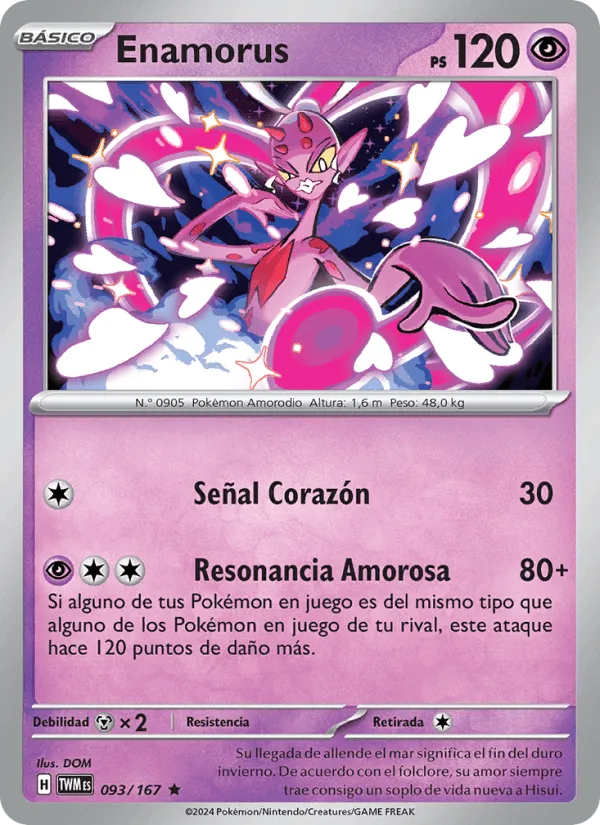 Enamorus · Mascarada Crepuscular 093/167