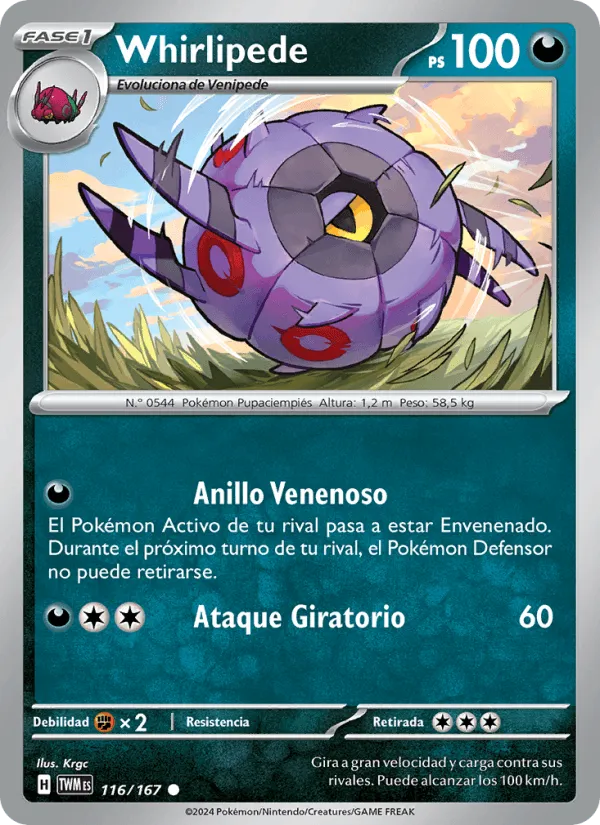 Whirlipede · Mascarada Crepuscular 116/167