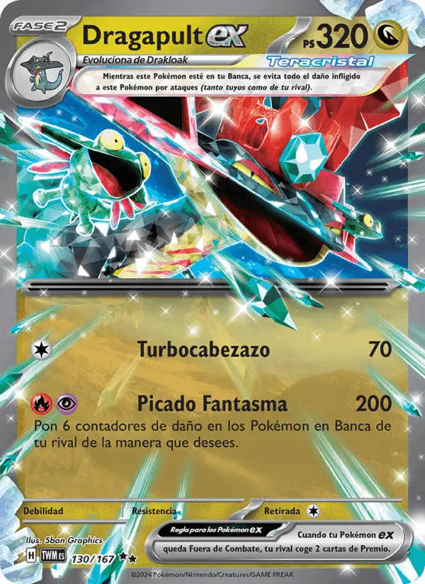 Dragapult ex · Mascarada Crepuscular 130/167