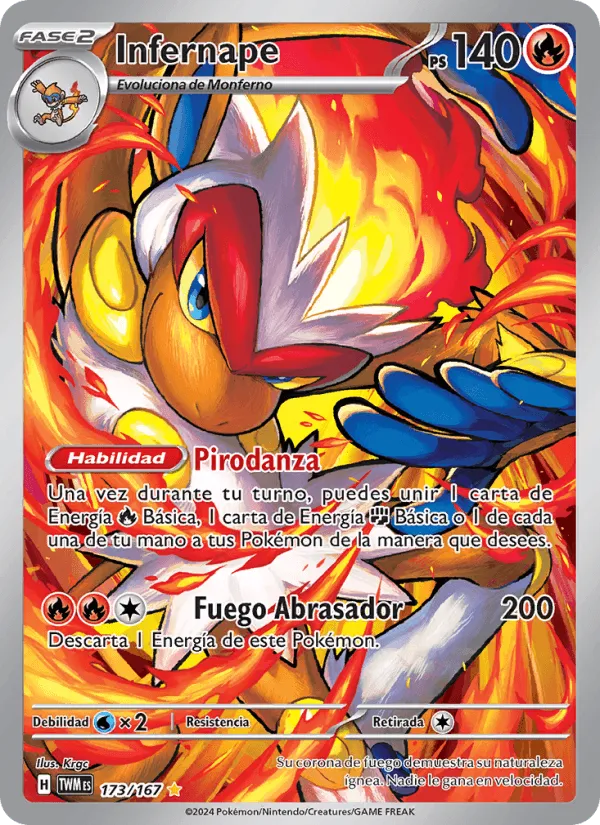 Infernape · Mascarada Crepuscular 173/167