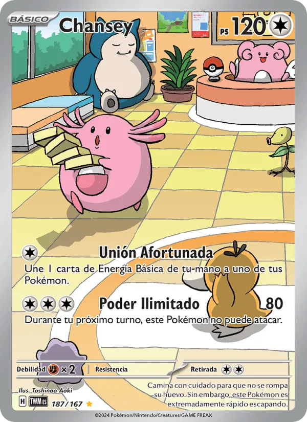 Chansey · Mascarada Crepuscular 187/167