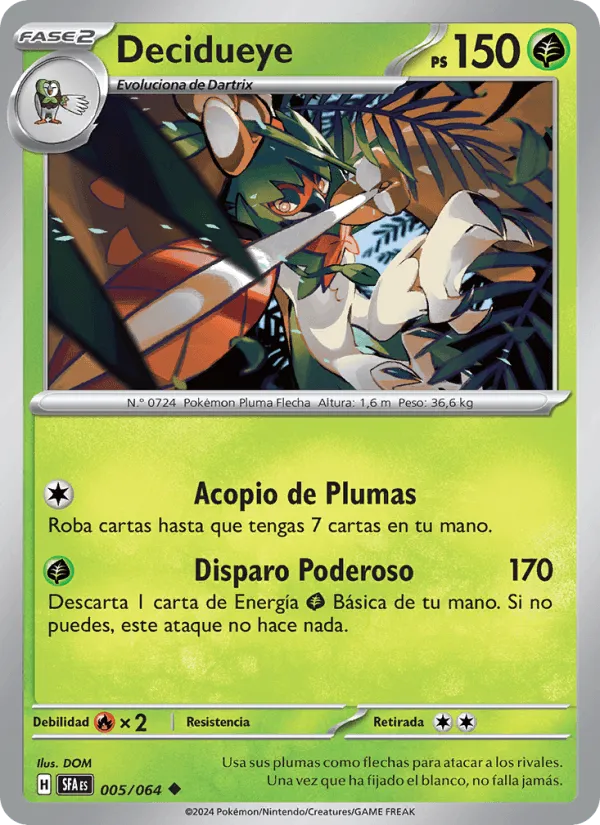 Decidueye · Fabula Sombría 005/64