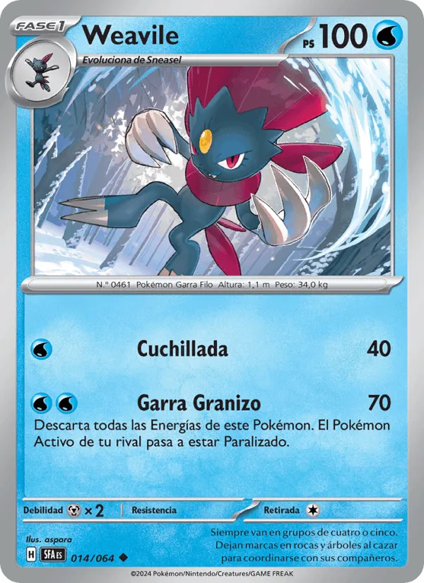 Weavile · Fabula Sombría 014/64