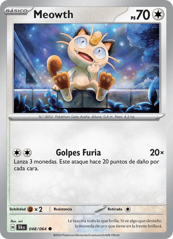 Meowth · Fabula Sombría 048/64