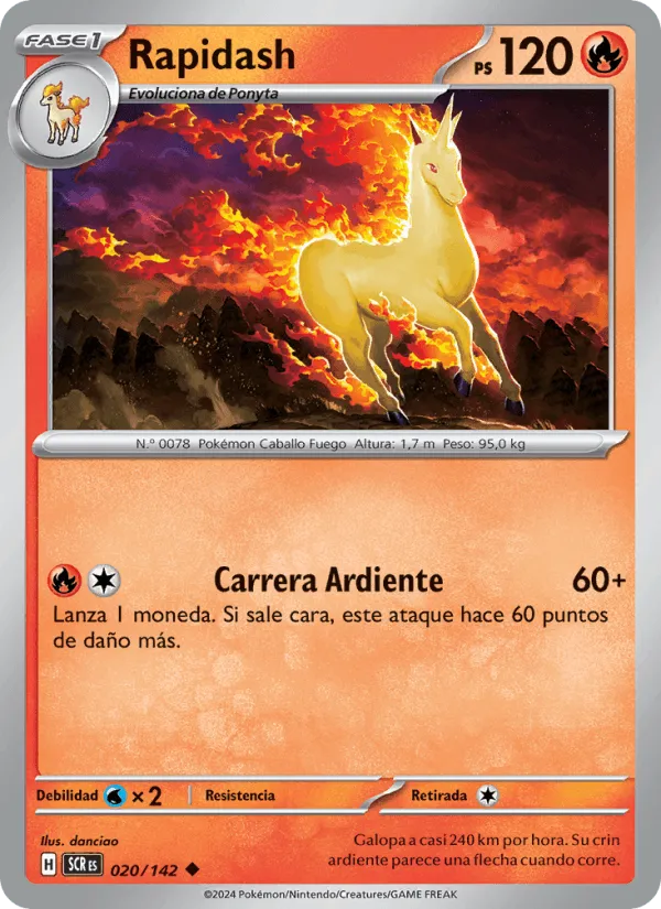 Rapidash · Corona Astral 020/142