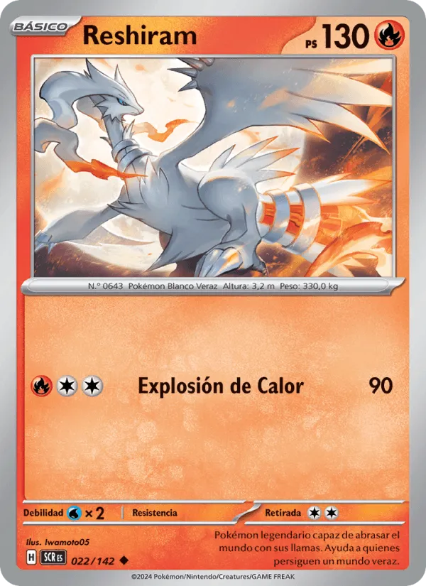 Reshiram · Corona Astral 022/142