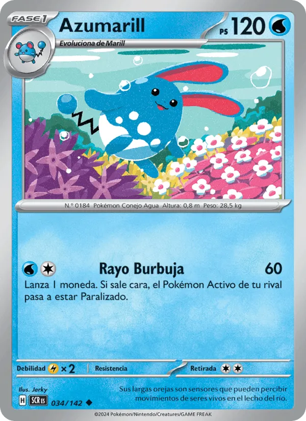Azumarill · Corona Astral 034/142