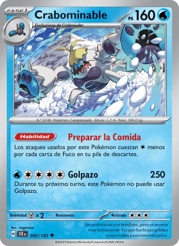 Crabominable · Corona Astral 042/142