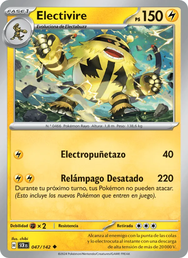 Electivire · Corona Astral 047/142