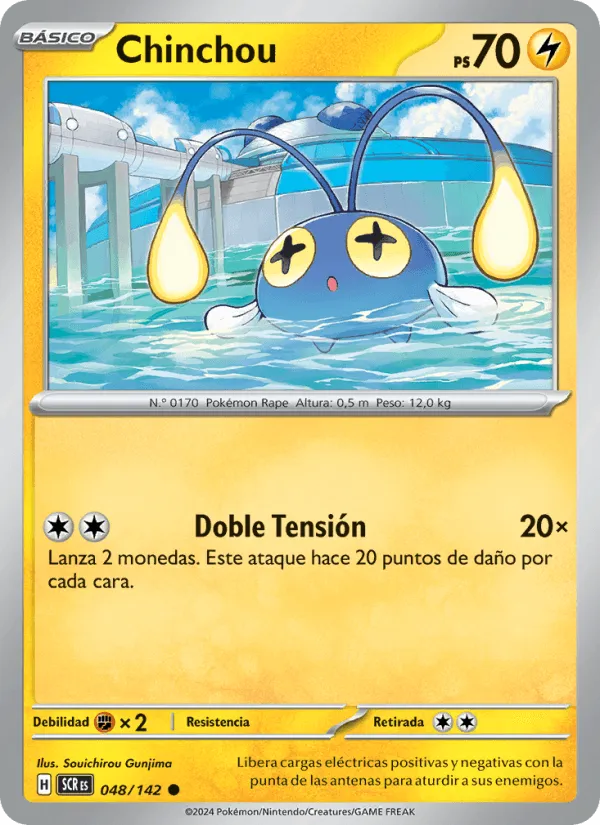 Chinchou · Corona Astral 048/142