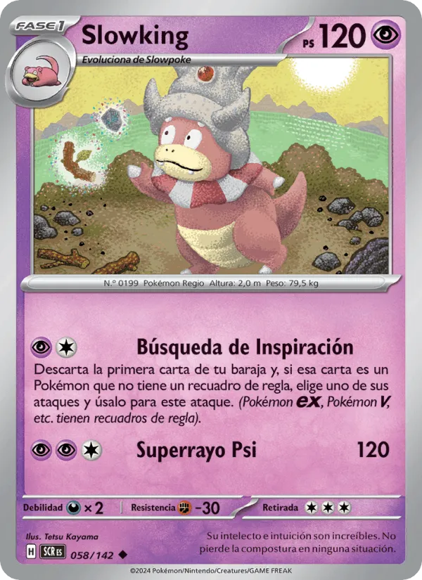 Slowking · Corona Astral 058/142