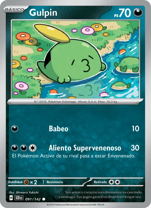 Gulpin · Corona Astral 091/142