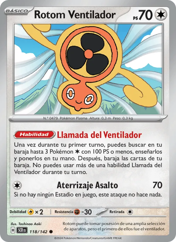 Rotom Ventilador · Corona Astral 118/142