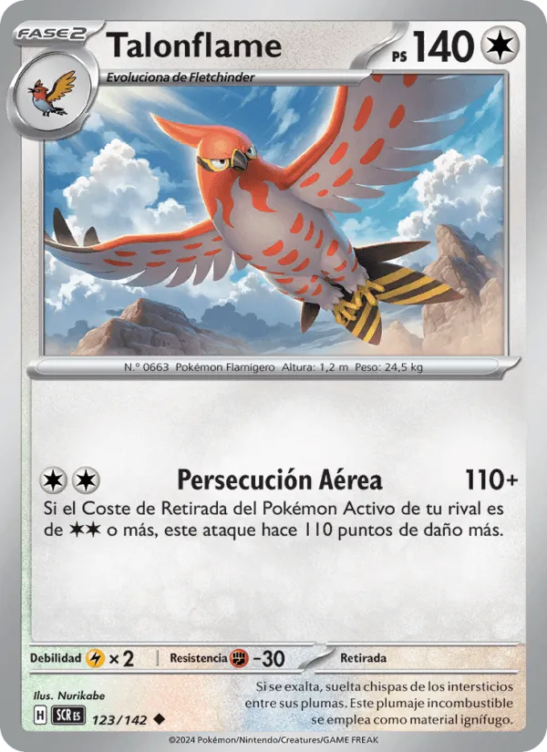 Talonflame · Corona Astral 123/142