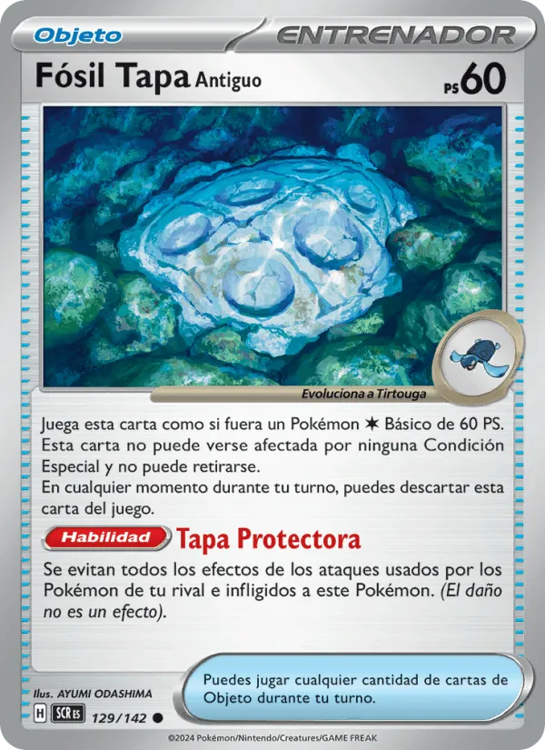 Fósil Tapa Antiguo · Corona Astral 129/142