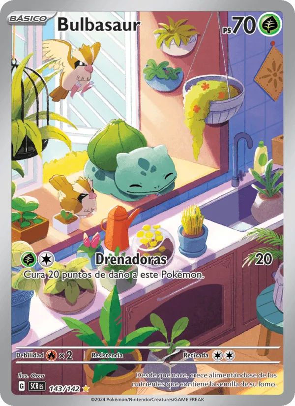 Bulbasaur · Corona Astral 143/142