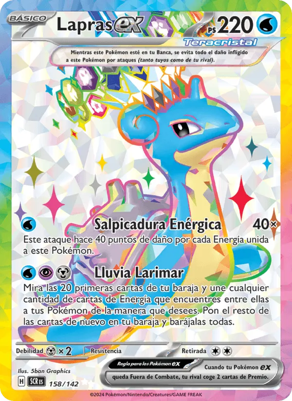 Lapras ex · Corona Astral 158/142