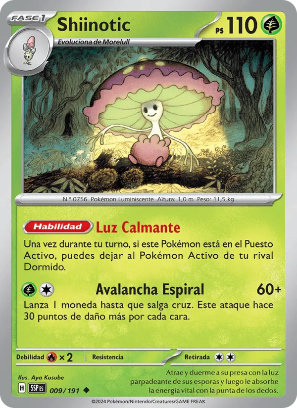 Shiinotic · Chispas Fulgurantes 009/191