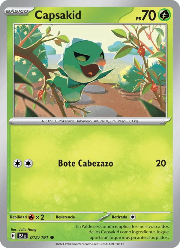 Capsakid · Chispas Fulgurantes 012/191