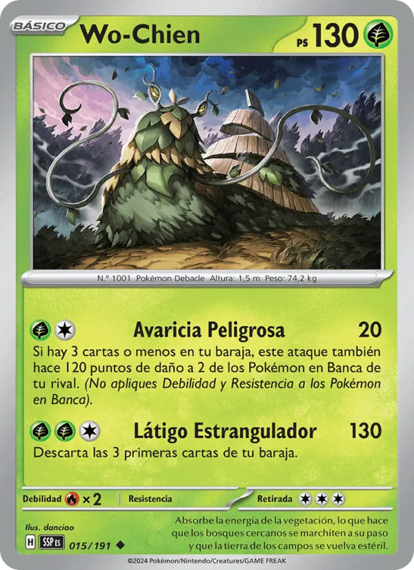 Wo-Chien · Chispas Fulgurantes 015/191