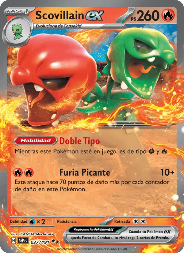 Scovillain ex · Chispas Fulgurantes 037/191