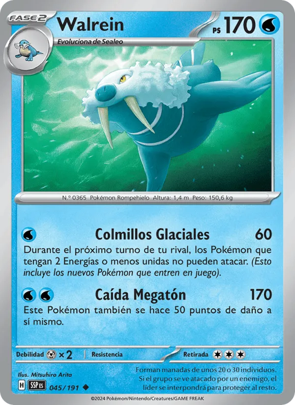 Walrein · Chispas Fulgurantes 045/191