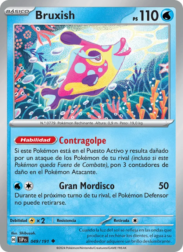 Bruxish · Chispas Fulgurantes 049/191