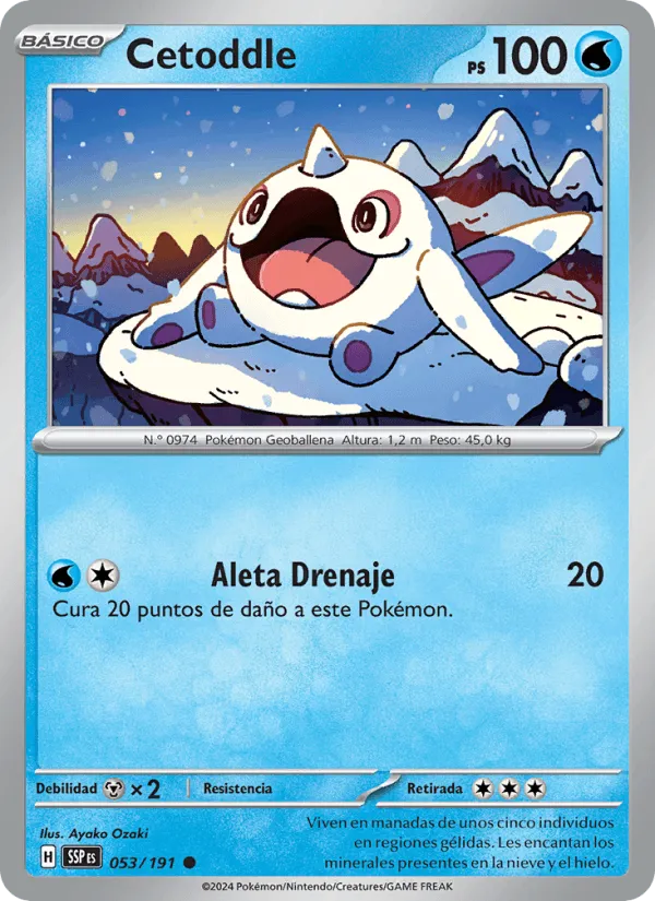 Cetoddle · Chispas Fulgurantes 053/191